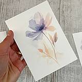 Papiernictvo - Pohľadnica Akvarelové kvety C0005 - 16515030_
