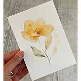 Papiernictvo - Pohľadnica Akvarelové kvety C0005 - 16515033_