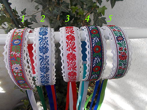 Ozdoby do vlasov - Folklórne čelenky - 16518545_