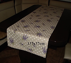 Úžitkový textil - obrus levandula - 16518528_