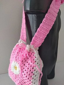 Kabelky - Detská taška s kvietkom | batoh na plece - 16519113_