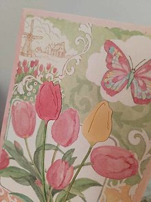 Papiernictvo - Pohľadnica tulipány - 16517703_