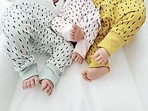 Detské oblečenie - Set pudláče a čiapka kolekcia Scandinavia mustard - 16522183_