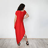Šaty - Červené voľné šaty - 16521078_