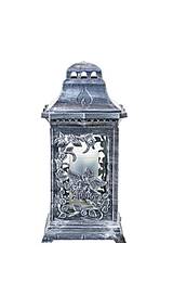 Iný materiál - Kahanec na hrob s anjelom, zdobený, strieborný - 16521367_