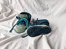 Detské topánky - Háčkované topánočky - 16521682_