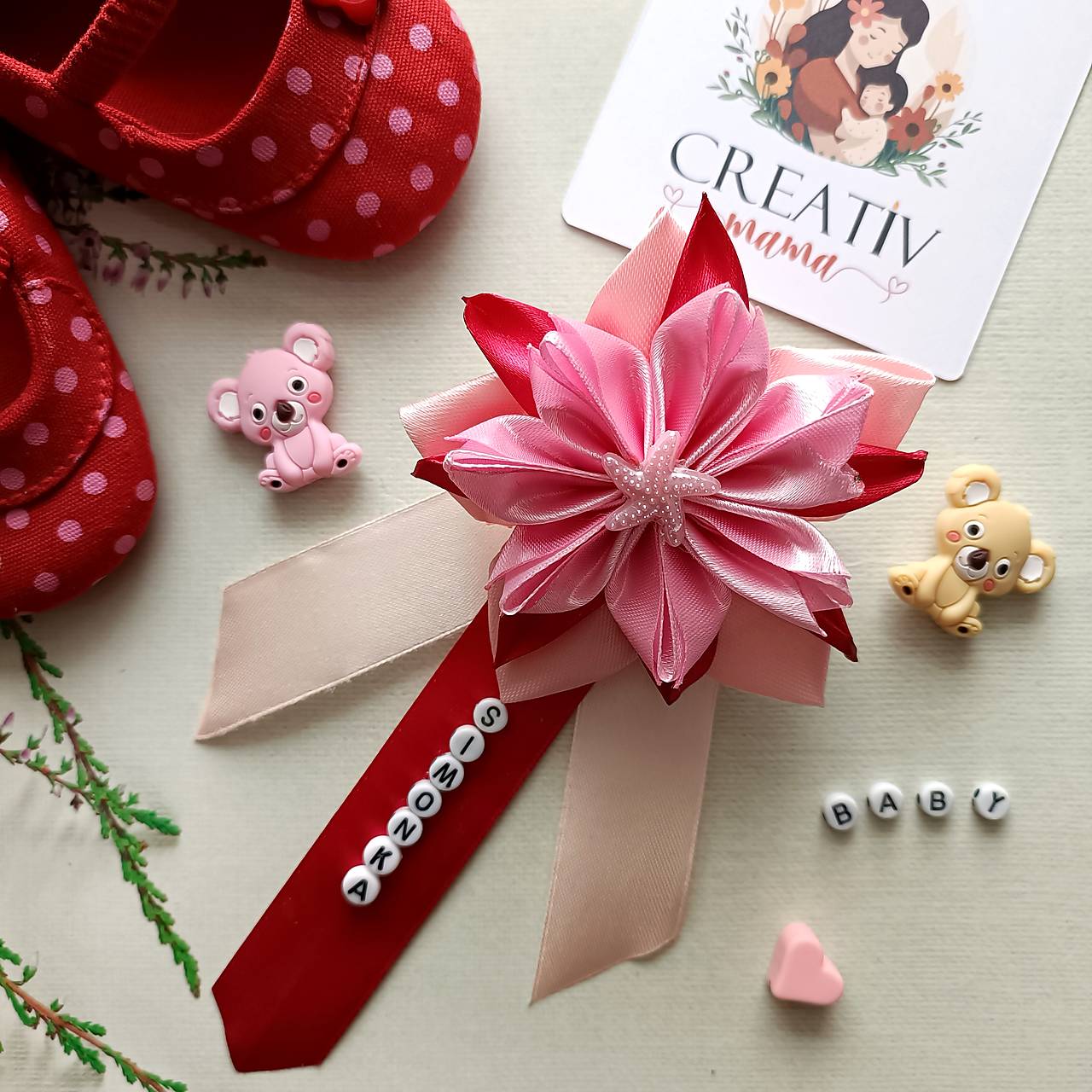 Mašlička na kočík 