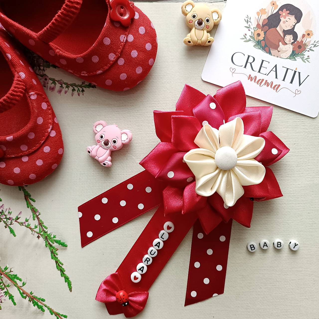 Mašlička na kočík 