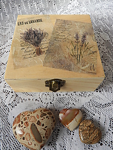 Úložné priestory & Organizácia - Krabička vintage levandule přírodní - 16524699_