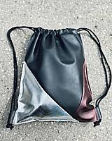 Batohy - COSMIC sťahovací kožený batoh - 16524353_