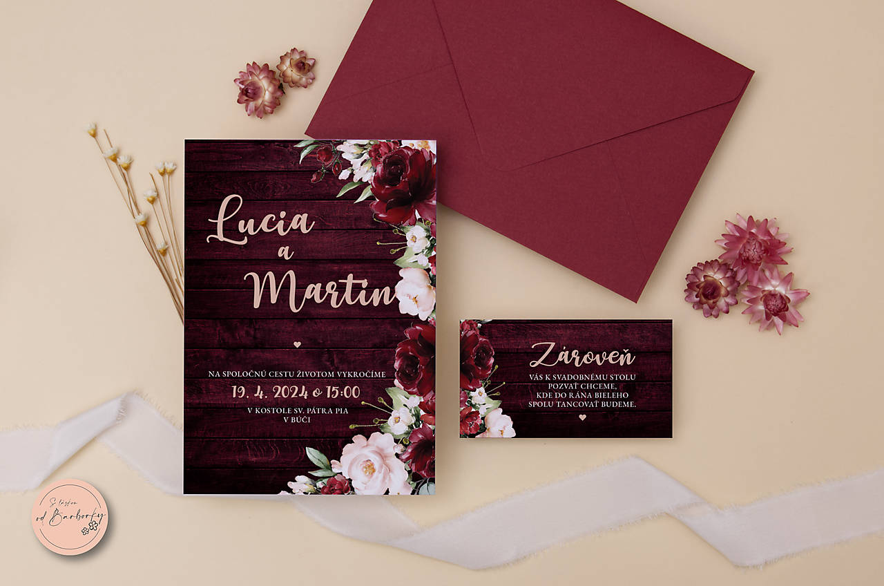 Svadobné oznámenie C#49