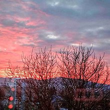Fotografie - Pohľad z okna - západ slnka 22 - 16524540_