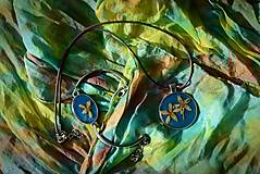 Sady šperkov - Set šperkov-modrá - 16524644_