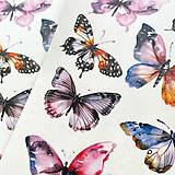 Tetovačky - Dočasné tetovačky akvarelové motýle T0004 - 16523360_