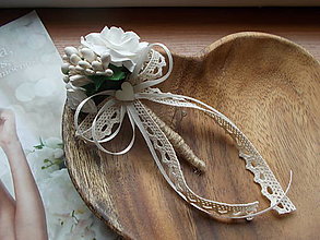 Svadobné pierka - vintage svadobné pierko pre ženícha - 16525563_