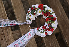  - Folklórna svadobná kvetinová parta - 16527546_