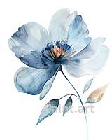 Grafika - Akvarelové kvety (č.111-115) - 16525741_