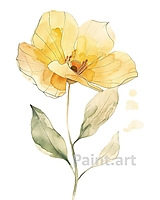 Grafika - Akvarelové kvety (č.111-115) - 16525749_