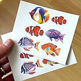 Tetovačky - Dočasné tetovačky morské ryby T0008 - 16526272_