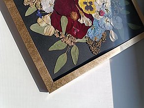 Obrazy - Obrázok lisovaného kvetu - 16526958_