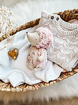 Hračky - Ježko vyšívaný staroružový  - 16528623_