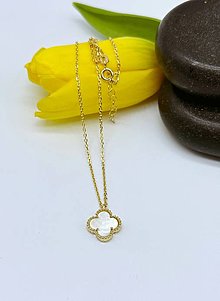 Náhrdelníky - Zlatý náhrdelník Rifa - 16529628_