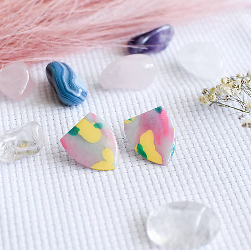 Náušnice - Náušnice Funky Elegance (Gemstone) - 16529117_