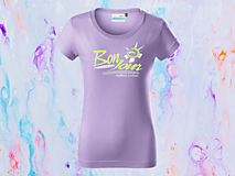 Topy, tričká, tielka - BONJOUR dámske tričko lila - 16527922_
