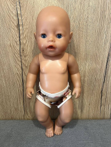 Hračky - Nohavičky pre bábiku BABY BORN - 43 cm, macko - 16528426_