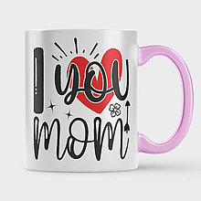 Nádoby - Hrnček na deň matiek - Best mom ever (Ružová) - 16528425_