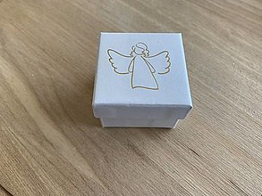 Náhrdelníky - Krabička k ružencom  (krabička s anjelom) - 16529029_