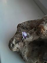 Prstene - Prsteň s minerálom 12mm - chirurgická oceľ (ametyst, č. 3986) - 16531117_