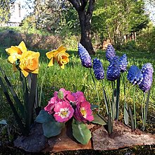 Dekorácie - Malý kúsok jarnej záhradky - 16530540_