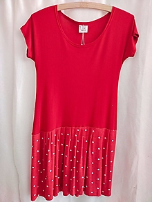 Šaty - Dámské šaty Red - 16531182_