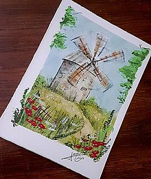 Obrazy - Veterný mlyn - 16530165_