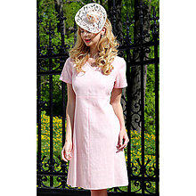 Šaty - Valery - ľanové A-čkové šaty, ružové - 16532874_