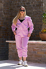 Mikiny - Dámska mikina na zips MINX PINK - 16531748_