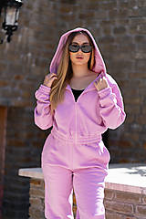 Mikiny - Dámska mikina na zips MINX PINK - 16531753_