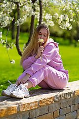 Mikiny - Dámska mikina na zips MINX PINK - 16531756_