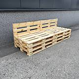 Nábytok - Záhradné sedenie z paletového dreva - 16532509_