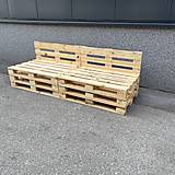 Nábytok - Záhradné sedenie z paletového dreva - 16532511_