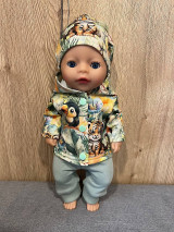 Hračky - Oblečenie pre bábiku BABY BORN - 36 cm, safari - 16532452_