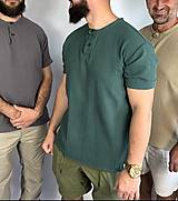 Pánske oblečenie - Mušelínové pánske tričká - 16531569_