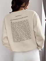 Mikiny - Literárna mikina Anna Zo Zeleného Domu - Béžová (S) - 16532767_