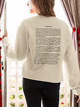 Mikiny - Literárna mikina Jana Eyrová - Béžová (S) - 16533774_