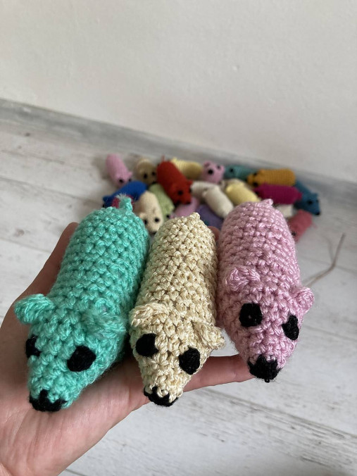 Darčeky pre svadobčanov - pastelové myška- veľa farieb - 16533416_