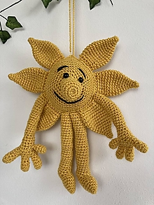 Hračky - slniečko-dekorácia/hračka (žltá jasná) - 16533430_