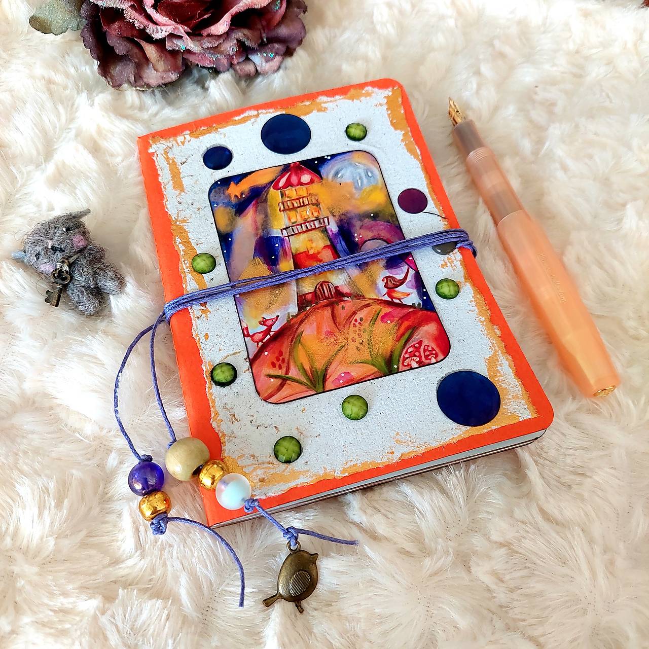 Stretnutie pri majáku/skicárik/zápisník