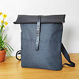 Batohy - Zoe roll top backpack piniově zelený - 16535392_