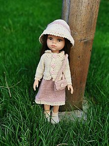 Hračky - Oblečenie pre bábiku Paola Reina - klobúčik s mašľou - 16536689_